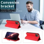 Skin Feel Life Tree Metal Button Leather Phone Case, For Redmi 15C 4G 171.5mm / Xiaomi Poco C85 4G, For Redmi 15C 4G 173.1mm / 15C 5G 173.1mm, For Redmi K80 Ultra... - Image 4