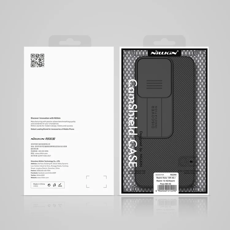 EDA0068257_B13.webp NILLKIN Black Mirror Series Camshield PC Phone Case, For Redmi Note 13R 5G / 13 4G - Image 14