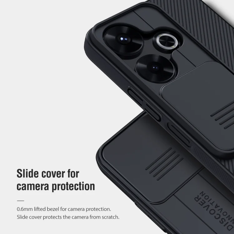 EDA0068257_B2.webp NILLKIN Black Mirror Series Camshield PC Phone Case, For Redmi Note 13R 5G / 13 4G - Image 3