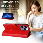 Embossed Sunflower Leather Phone Case, For Redmi K80, For Redmi Note 14 4G 163.25mm Global, For Redmi Note 14 5G, For Redmi Note 14 Pro 5G / Note 14 Pro+ 5G - Image 4