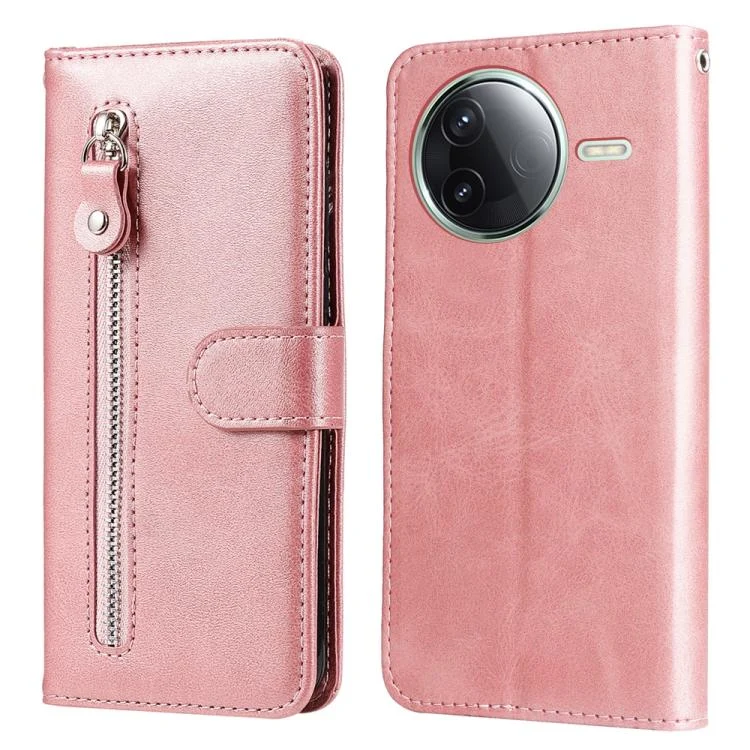 Fashion Calf Texture Zipper Leather Phone Case, For Redmi K80, For Redmi Note 14 4G 163.25mm Global, For Redmi Note 14 5G, For Redmi Note 14 Pro 5G / Note 14 Pro+ 5G