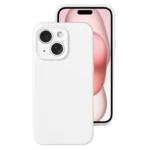 Precise Hole Liquid Silicone Jelly Color Full Coverage Phone Case, For iPhone 15