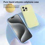 Precise Hole Liquid Silicone Jelly Color Full Coverage Phone Case, For iPhone 12 Pro - Image 2