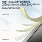 Precise Hole Liquid Silicone Jelly Color Full Coverage Phone Case, For iPhone 12 Pro - Image 6