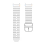 Wave Pattern Stitched Silicone Watch Band - Image 7
