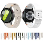 Wave Pattern Stitched Silicone Watch Band - Image 3