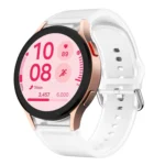 Glacier Clear Two Color Silicone Watch Band