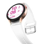 Glacier Clear Two Color Silicone Watch Band - Image 7