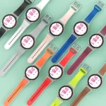 Glacier Clear Two Color Silicone Watch Band - Image 2
