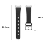 Glacier Clear Two Color Silicone Watch Band - Image 3