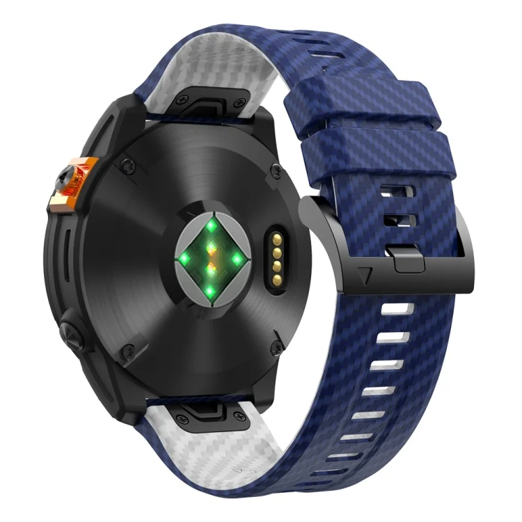 EDA006832601A_1.webp Two Color Carbon Fiber Pattern Silicone Watch Band - Image 3