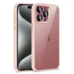 Colorful Armor Lens Film Translucent Phone Case, For iPhone 15 Pro Max, For iPhone 15 Pro, For iPhone 15 Plus, For iPhone 15