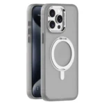 Skin Feel Frosted MagSafe Magnetic Rotating Holder Phone Case, For iPhone 15 Pro Max, For iPhone 15 Pro, For iPhone 15 Plus