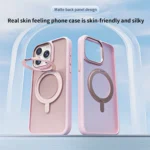 Skin Feel Frosted MagSafe Magnetic Rotating Holder Phone Case, For iPhone 12 Pro Max, For iPhone 12 Pro, For iPhone 11 - Image 2