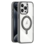 Transparent MagSafe Magnetic Rotating Holder Phone Case, For iPhone 15 Pro Max, For iPhone 15 Pro