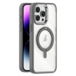 Transparent MagSafe Magnetic Rotating Holder Phone Case, For iPhone 14 Pro, For iPhone 14 Pro Max