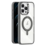 Transparent MagSafe Magnetic Rotating Holder Phone Case, For iPhone 12 Pro Max, For iPhone 12 Pro