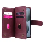 Multi-Function Wallet 10 Card Slots Leather Phone Case, For Xiaomi Poco F6 Pro - Image 5