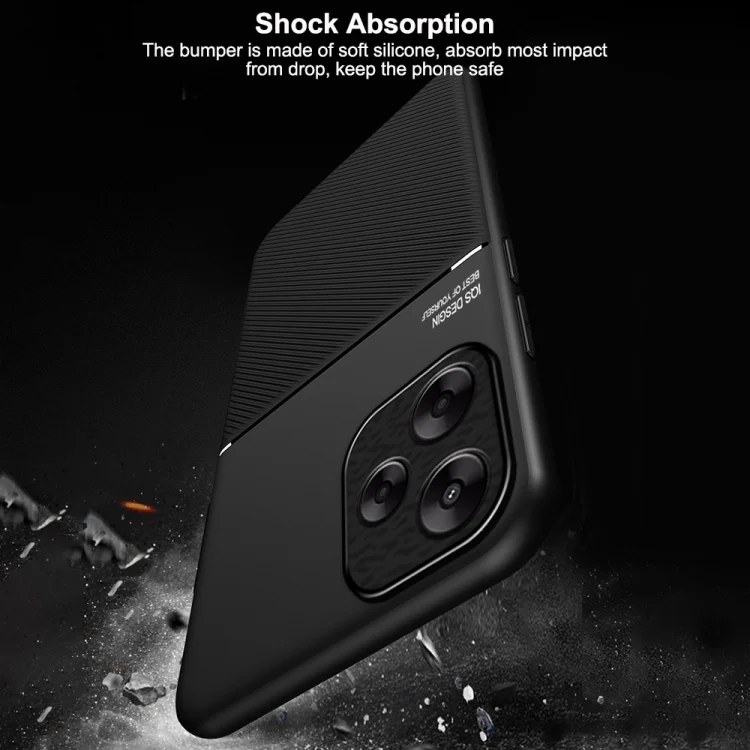 EDA0068420_B4.webp Classic Tilt Strip Grain Magnetic Shockproof PC + TPU Phone Case, For Redmi K70 Ultra, For Redmi 13 4G - Image 5