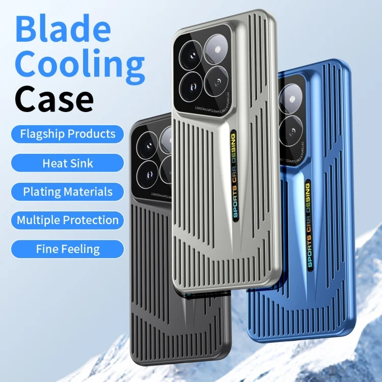 EDA006843201A_1.webp Blade Cooling PC Full Coverage Phone Case, For Xiaomi 14 Pro - Image 2