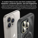 Hollow Cooling MagSafe Shockproof Phone Case, For iPhone 13, For iPhone 12 - Image 9