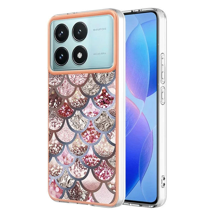 Electroplating IMD TPU Phone Case, For Xiaomi Poco F6 Pro 5G