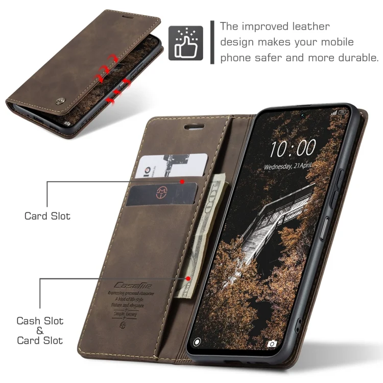 EDA006855701A_5.webp CaseMe 013 Multifunctional Horizontal Flip Leather Phone Case, For Redmi 13 - Image 6