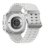 Ocean Dual Silver Buckle Silicone Watch Band