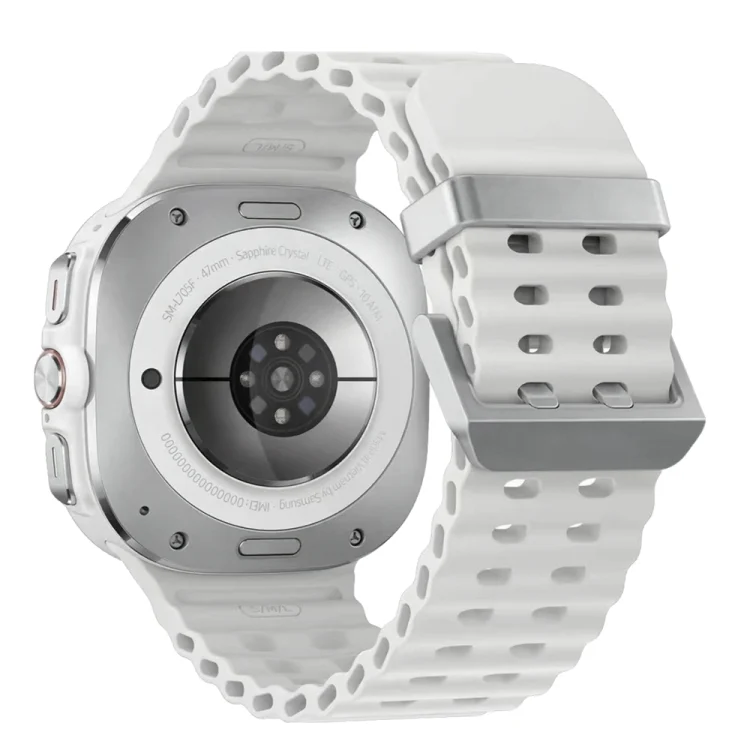 EDA006860601A.webp Ocean Dual Silver Buckle Silicone Watch Band - Image 1