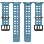 Ocean Dual Silver Buckle Silicone Watch Band - Image 6