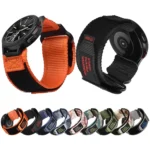 Nylon Canvas Hook And Loop Fastener Watch Band - Image 2
