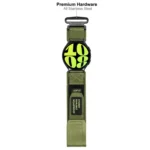 Nylon Canvas Hook And Loop Fastener Watch Band - Image 4