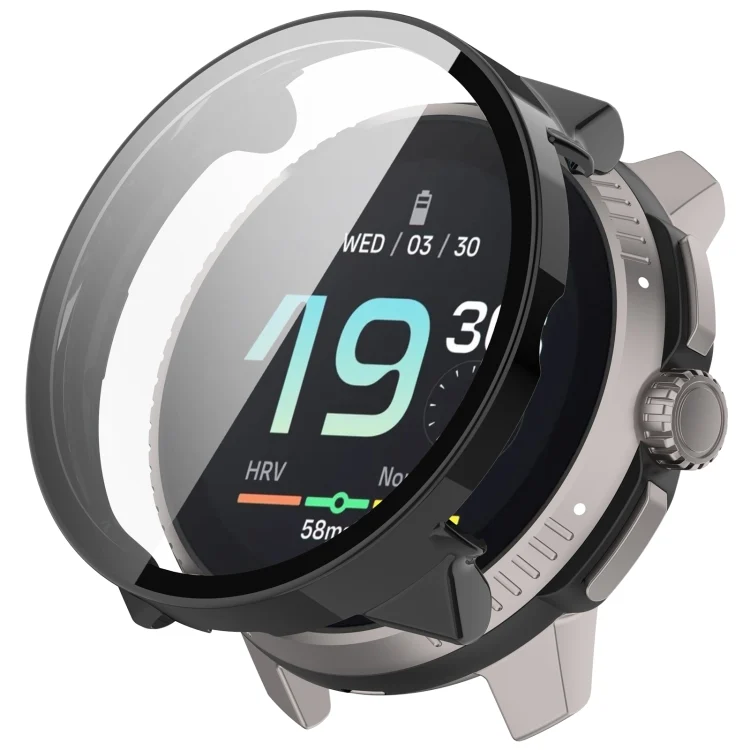 PC + Tempered Glass Film Integrated Watch Protective Case