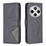 Magnetic Buckle Rhombus Texture Leather Phone Case, For Redmi 14C 4G, For Redmi K70 Ultra