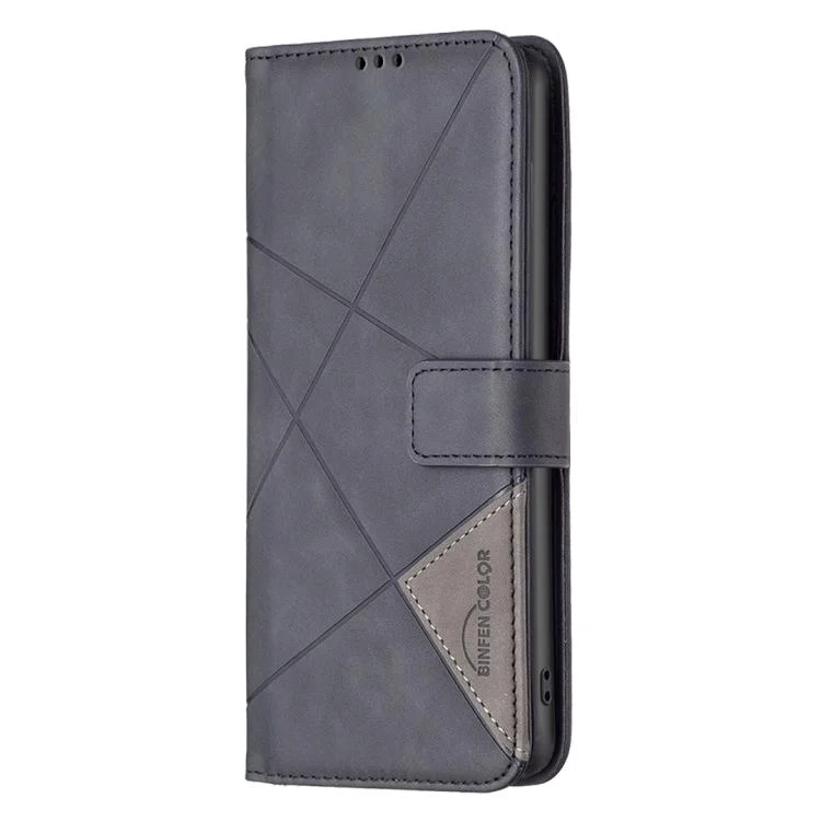 EDA006872509A_1.webp Magnetic Buckle Rhombus Texture Leather Phone Case, For Redmi K80 / K80 Pro, For Redmi Turbo 4, For Redmi Note 14 Pro 4G - Image 2
