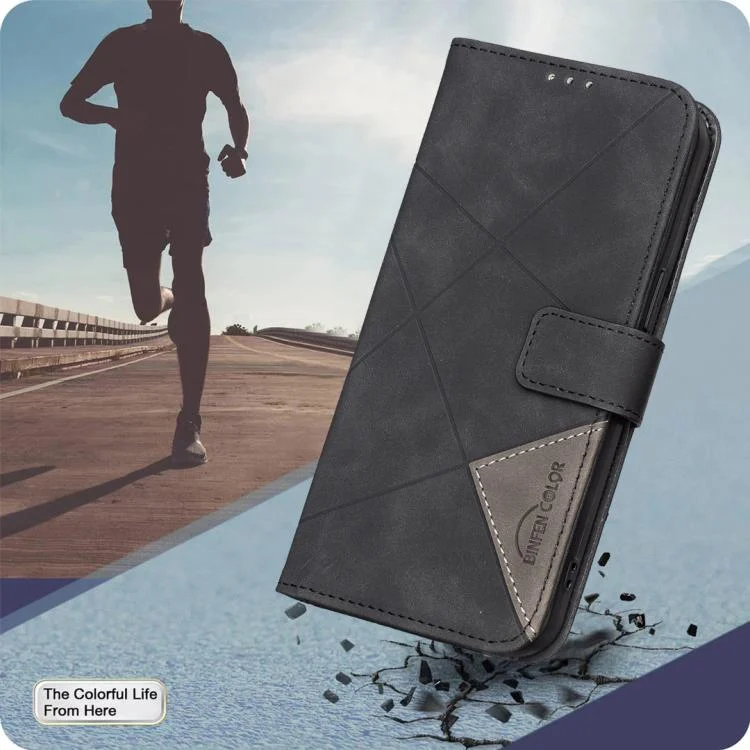EDA006872509A_6.webp Magnetic Buckle Rhombus Texture Leather Phone Case, For Redmi K80 / K80 Pro, For Redmi Turbo 4, For Redmi Note 14 Pro 4G - Image 7