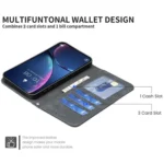 Magnetic Buckle Rhombus Texture Leather Phone Case, For Redmi 15C 4G 173.1mm / 15C 5G 173.1mm, For Redmi Turbo 4 Pro, For Redmi A5 4G 171.7mm - Image 7