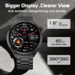 LF38 1.6 inch IPS Screen Steel Strap Smart Watch Supports Blood Oxygen Monitoring - Image 2