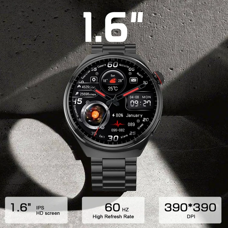 EDA0068758_B3.webp LF38 1.6 inch IPS Screen Steel Strap Smart Watch Supports Blood Oxygen Monitoring - Image 4
