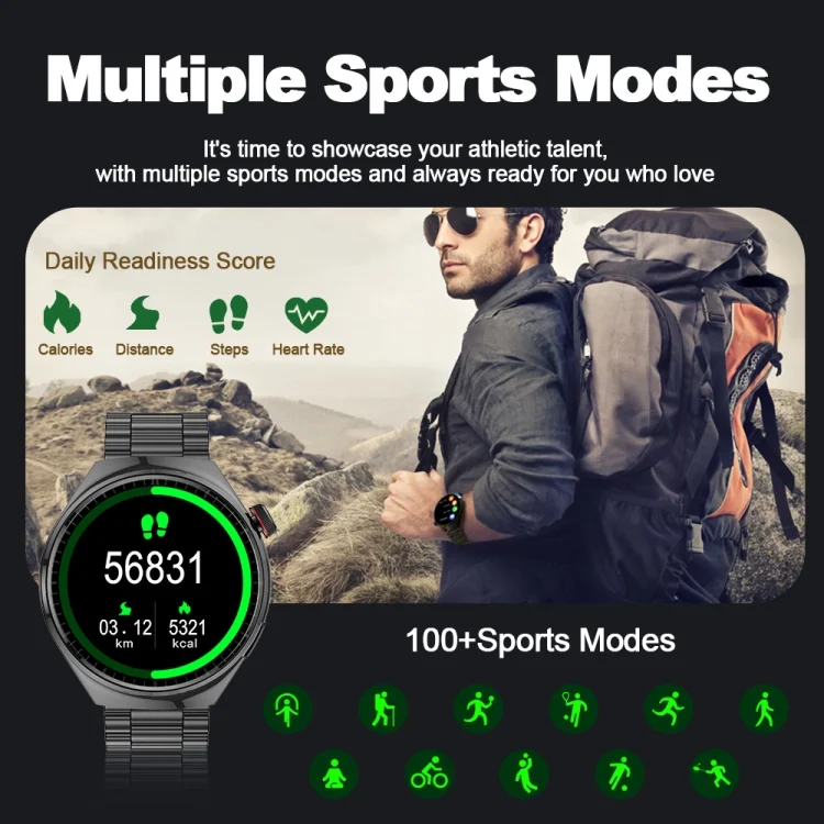 EDA0068758_B6.webp LF38 1.6 inch IPS Screen Steel Strap Smart Watch Supports Blood Oxygen Monitoring - Image 7