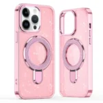 Glitter Ring Holder MagSafe Phone Case, For iPhone 13 Pro Max, For iPhone 13 Pro, For iPhone 12 / 12 Pro, For iPhone 12 Pro Max