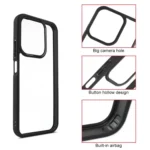Frosted TPU + Transparent PC Phone Case, For Redmi 15C 4G / 5G 173.1mm, For Redmi Turbo 4 Pro / Poco F7, For Redmi A5 4G 171.7mm / Poco C71, For Redmi K80 Pro, For Redmi K80, For Redmi Note 14 Pro ... - Image 3