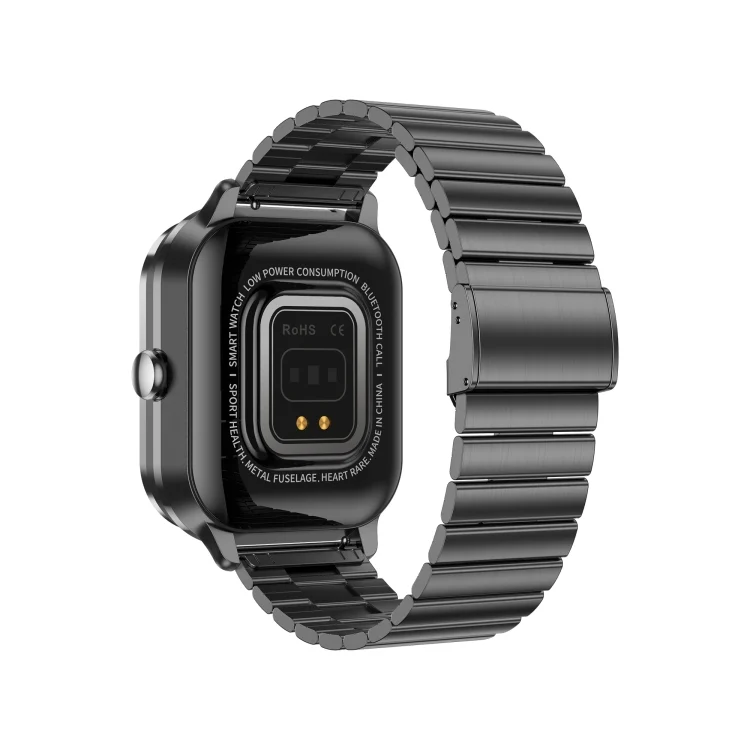 EDA006893101A_2.webp D8 Pro 2.01 inch 2 in 1 Bluetooth Earphone Steel Strap Smart Watch, Support NFC with Cover - Image 12