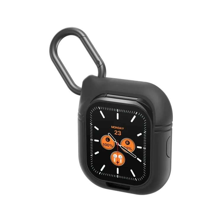 EDA006893101A_3.webp D8 Pro 2.01 inch 2 in 1 Bluetooth Earphone Steel Strap Smart Watch, Support NFC with Cover - Image 13