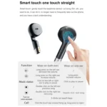 D8 Pro 2.01 inch 2 in 1 Bluetooth Earphone Steel Strap Smart Watch, Support NFC with Cover - Image 5