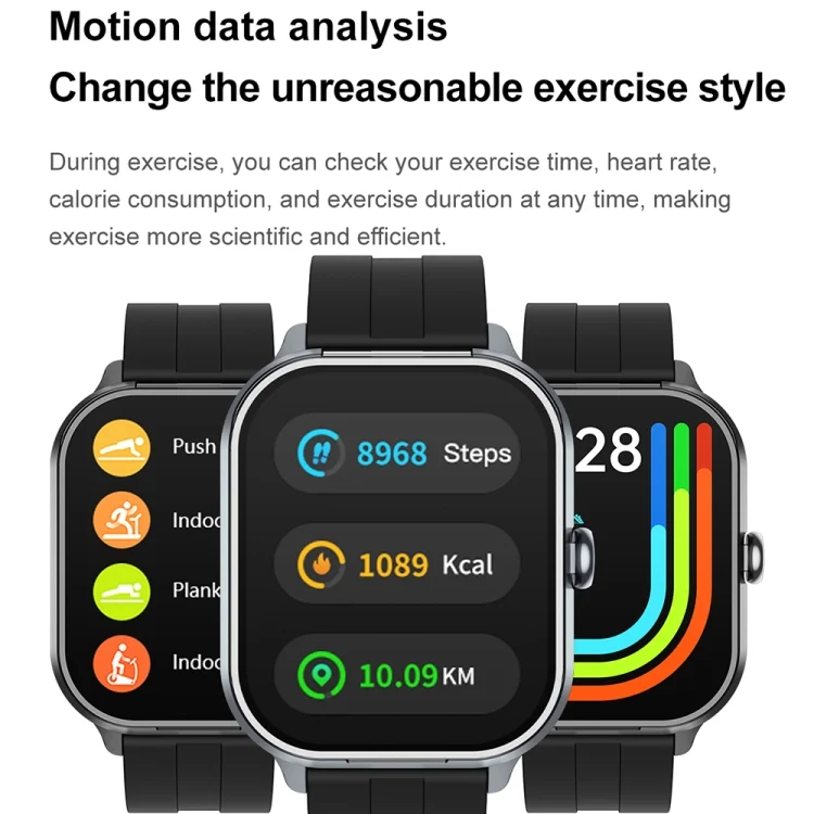 EDA0068931_B7.webp D8 Pro 2.01 inch 2 in 1 Bluetooth Earphone Steel Strap Smart Watch, Support NFC with Cover - Image 8