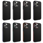 Carbon Fiber Texture Lens Holder TPU Phone Case, For iPhone 13 Pro Max / 12 Pro Max, For iPhone 13 Pro - Image 2