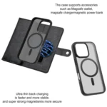 ViLi GVA Series MagSafe Magnetic RFID Leather Phone Case, For iPhone 16 Pro - Image 3