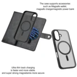 ViLi GVS Series MagSafe Magnetic RFID Leather Phone Case, For iPhone 16 Plus, For iPhone 16 - Image 3