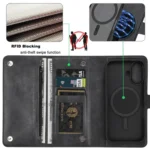 ViLi GVS Series MagSafe Magnetic RFID Leather Phone Case, For iPhone 16 Plus, For iPhone 16 - Image 5